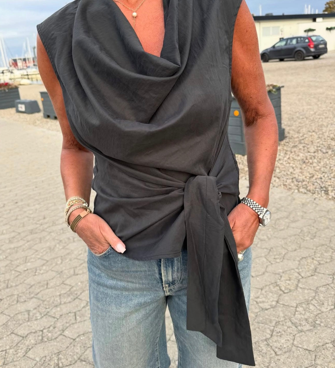 Gossia Bluse - SagaraGO Bluse i Sort