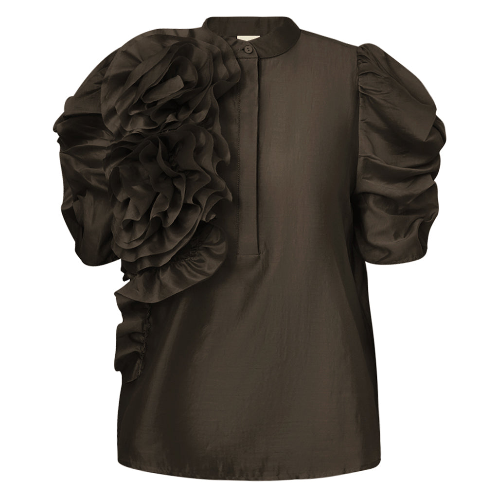 Gossia Bluse - AnnsofiGO Bluse i Coffee