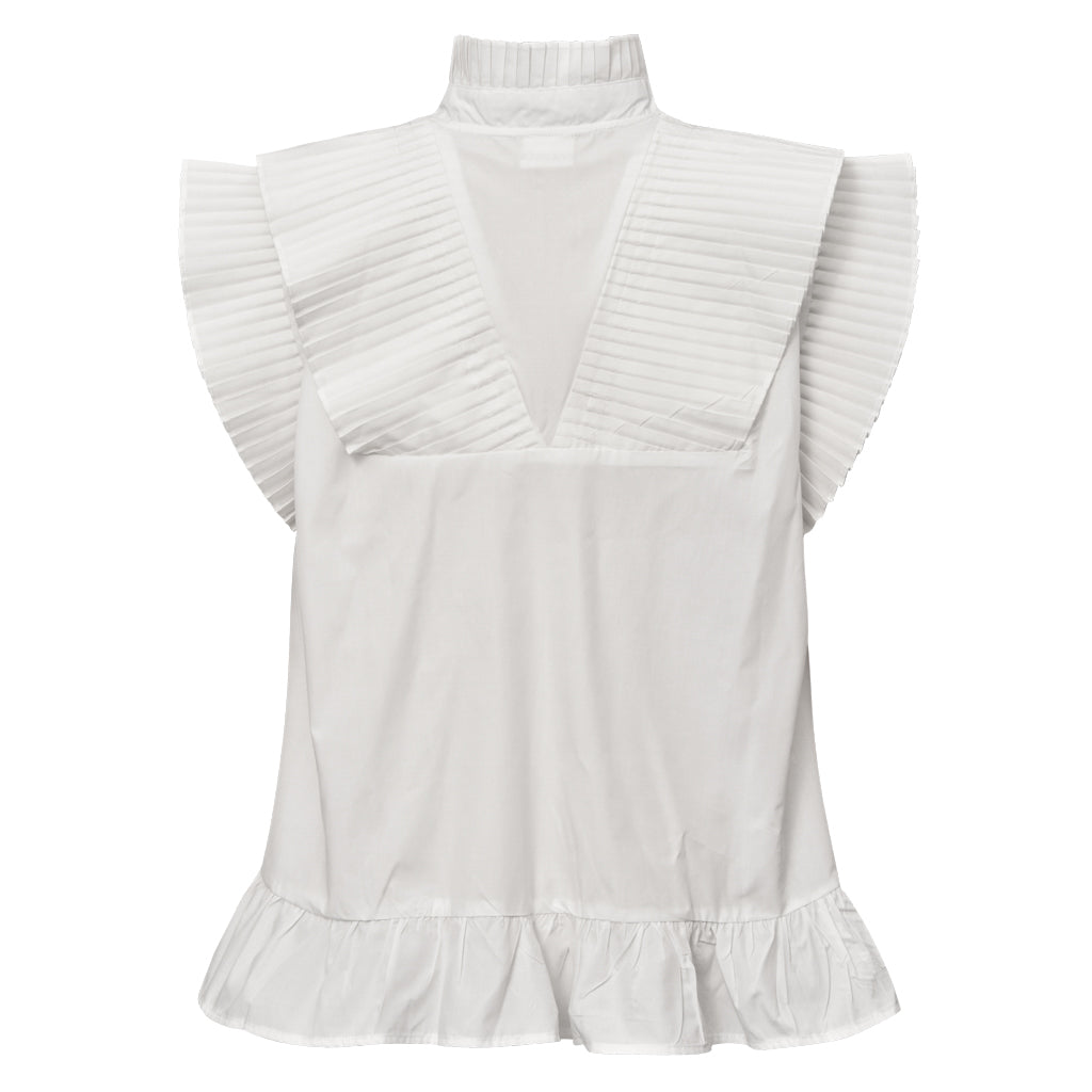 Gossia Bluse - AnnGO Top i Hvid