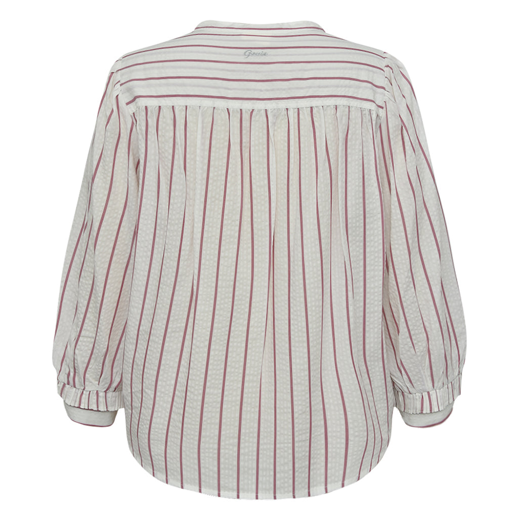 Gossia Bluse - SophiaGO Daimi Mo Bluse i Rosa Creme Striber