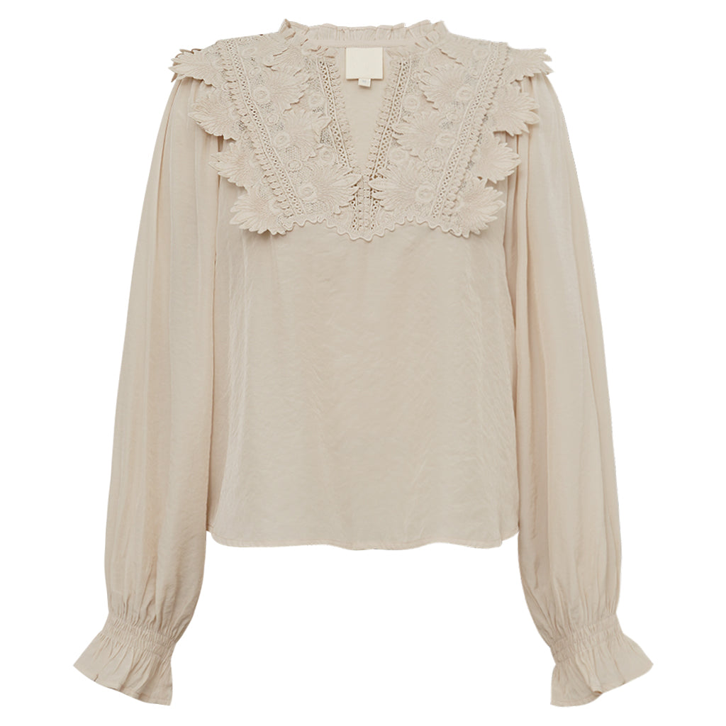 Gossia Bluse - BirkaGO Bluse i Creme