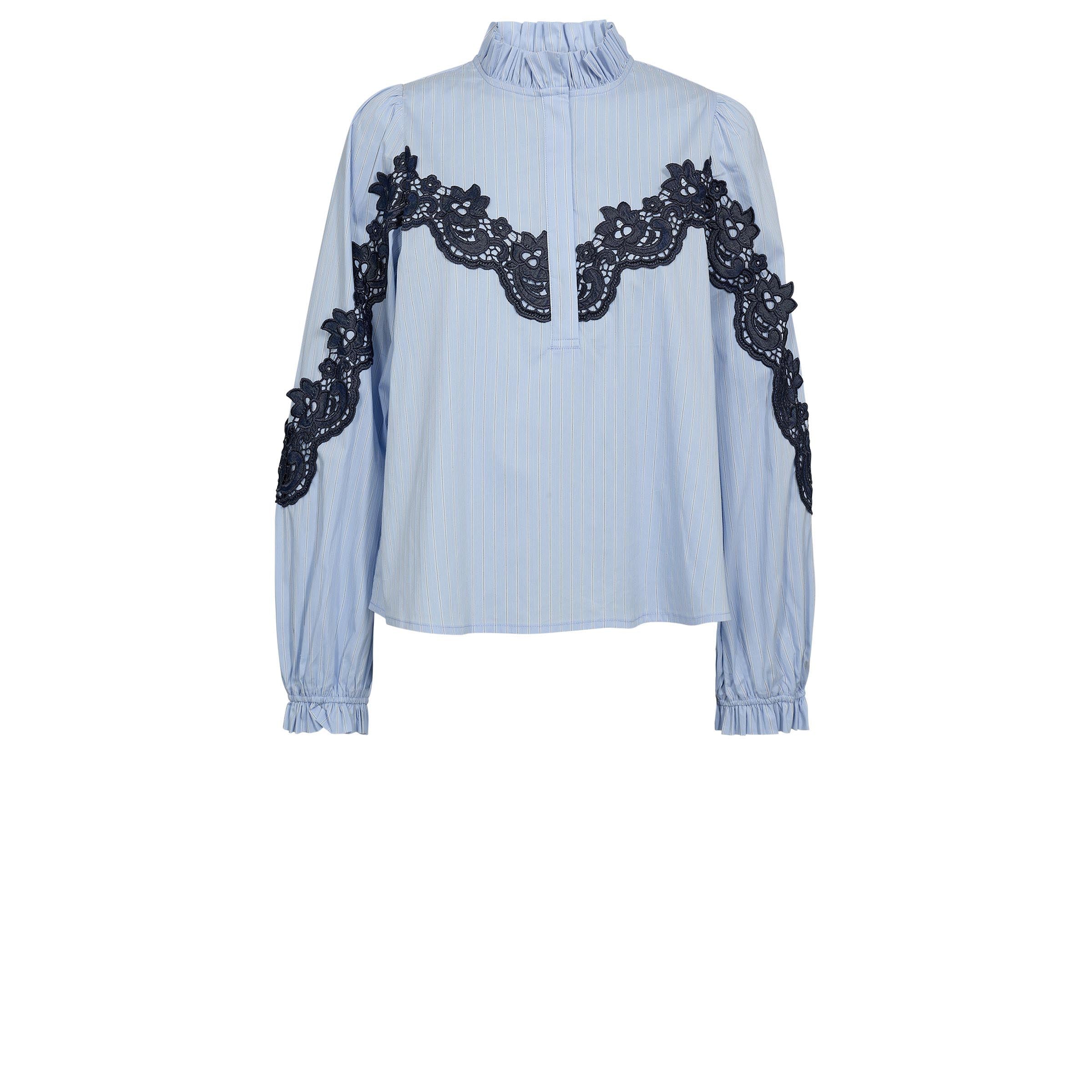 Gossia Skjorte - OlineGO Skjorte i Blue Stripe