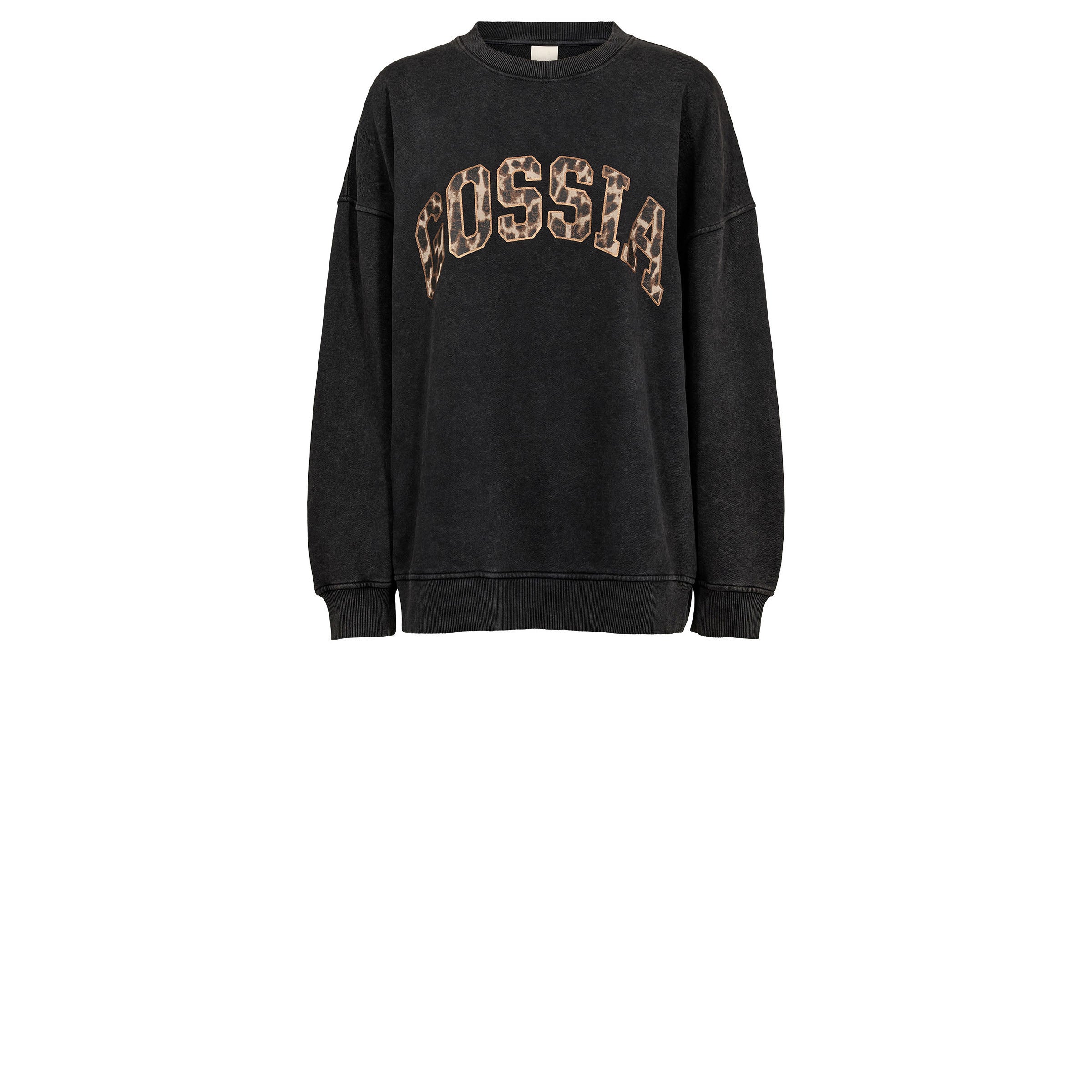 Gossia Sweat  - MalinGo Sweat i Black Washed Med Logo