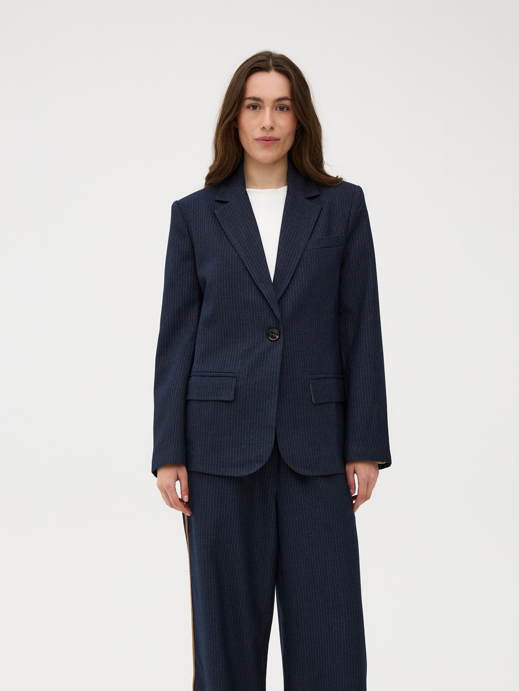 Gossia Blazer - BeatriceGO Jo Blazer i Navy Blue Stripes