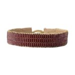 IBU Jewels Armbånd - GA07 Bill Armbånd i Maroon Bordeaux