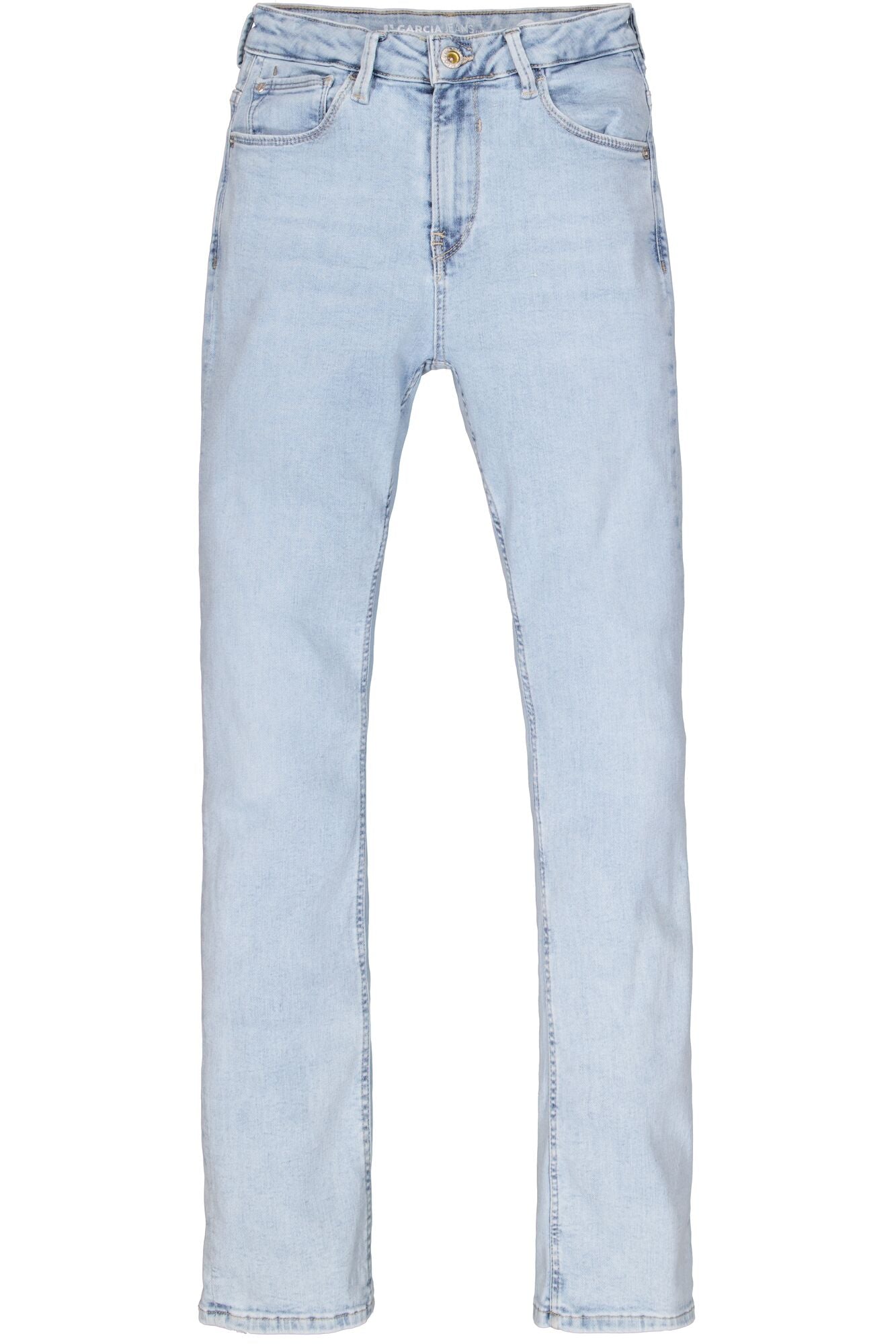Garcia Jeans - 6116 Celia Straight Fit Mid-High Waist Jeans i Light Used