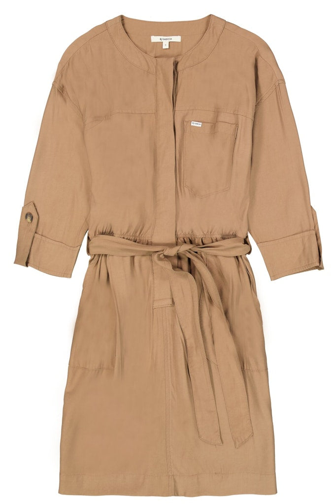 Garcia Kjole - 260083 Kort Kjole i Soft Taupe