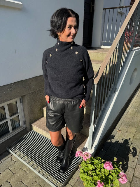 PBO Strik - Graham Sweater i Sort