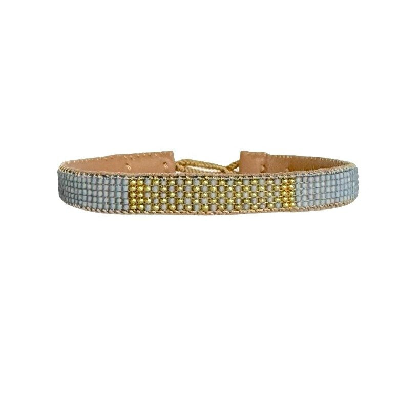 IBU Jewels Armbånd - HF03 Pin Piont Armbånd i Baby Blue