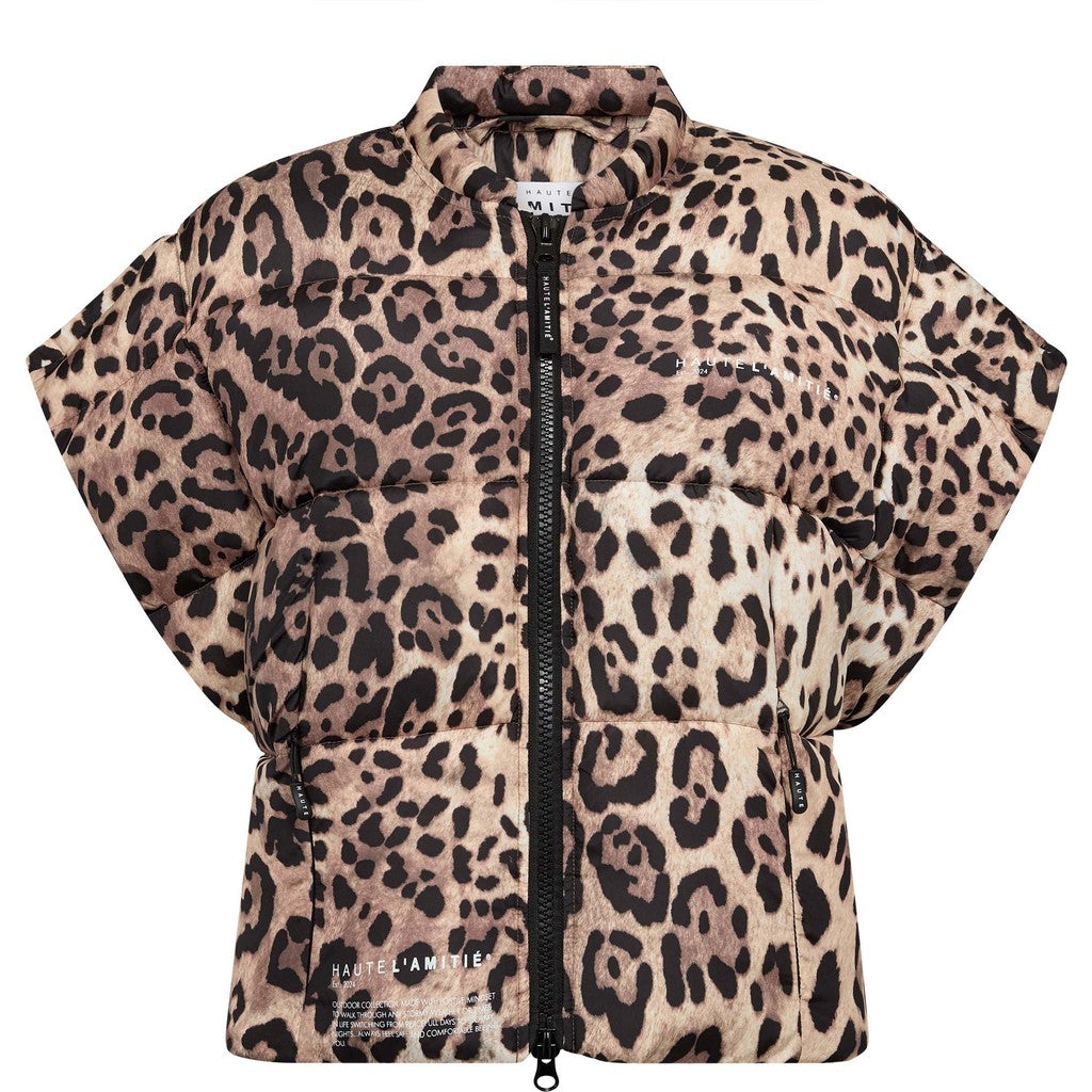 Haute L´amitié Vest - Mount Puffer Vest i Animal Print