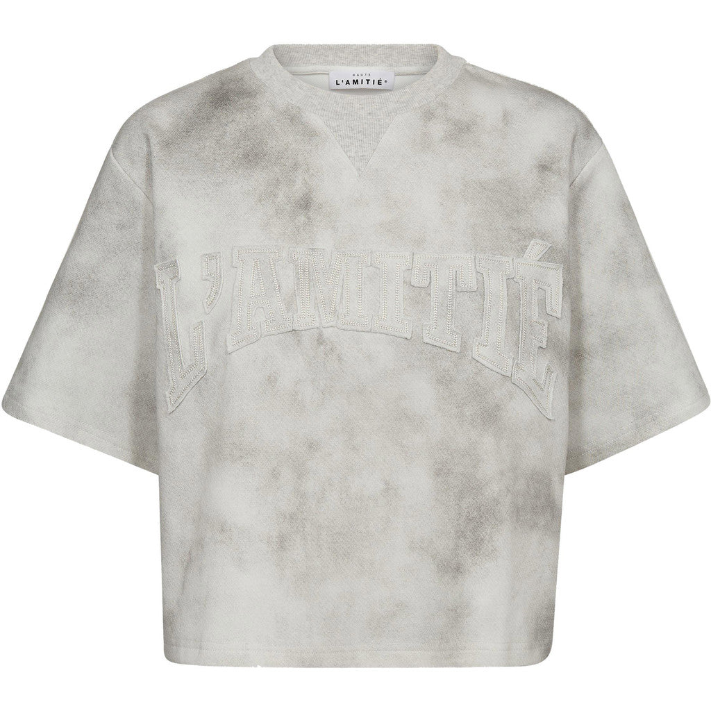Haute L´amitié Sweat - L´amitie ss Application Sweat i Light Grey Melange