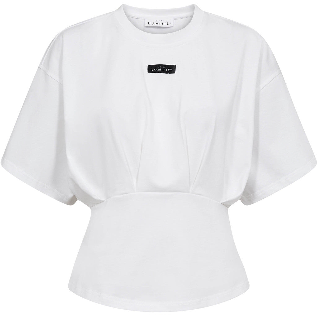 Haute L´amitié T-shirt - Romie Pleat T-shirt i Hvid