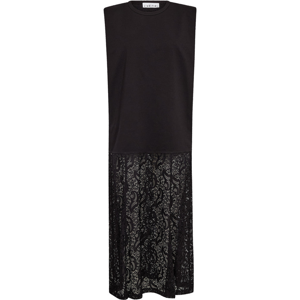 Haute L´amitié Kjole - Summer Lace T-shirt Kjole i Mocca