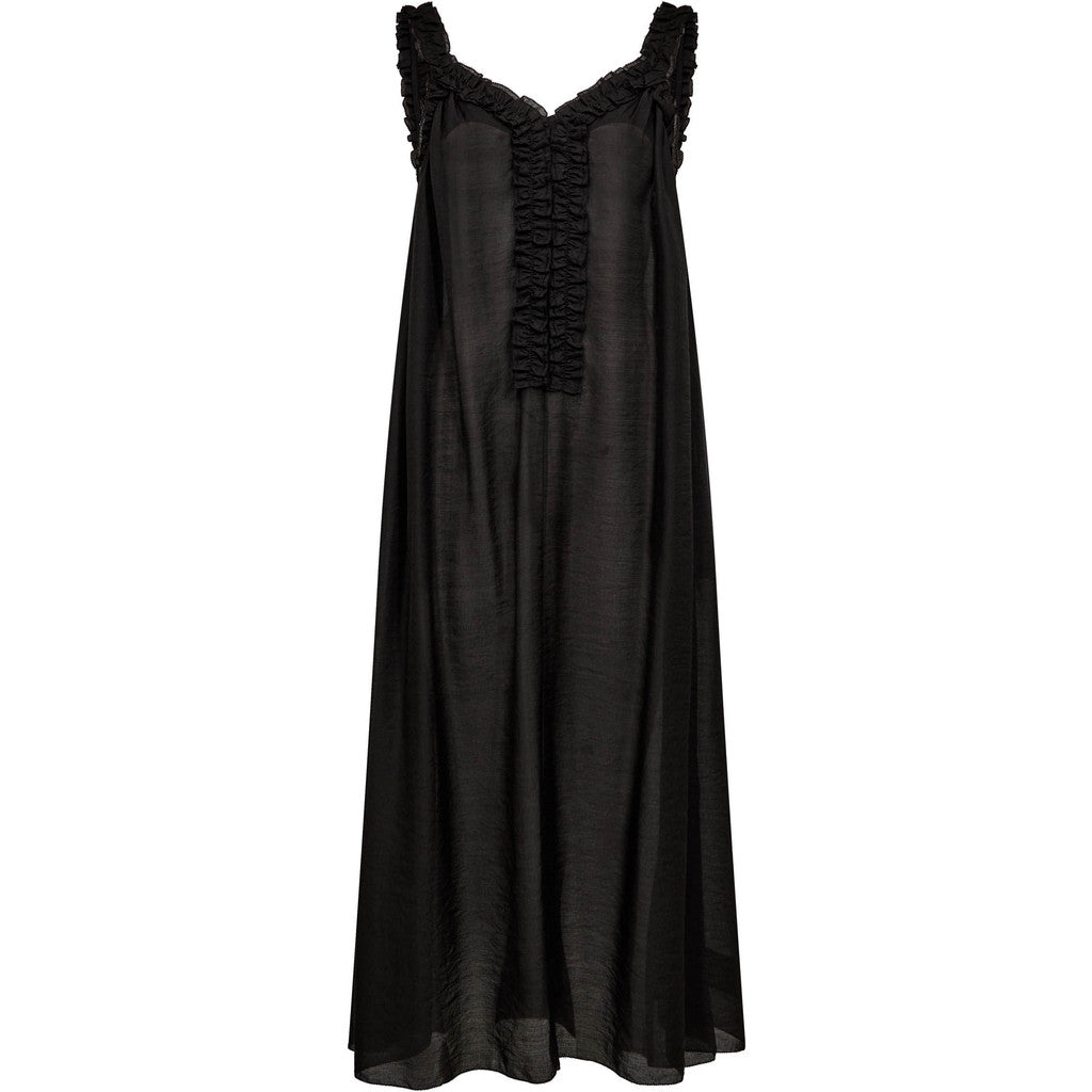 Haute L´amitié Kjole - Frida Frill Kjole i Sort