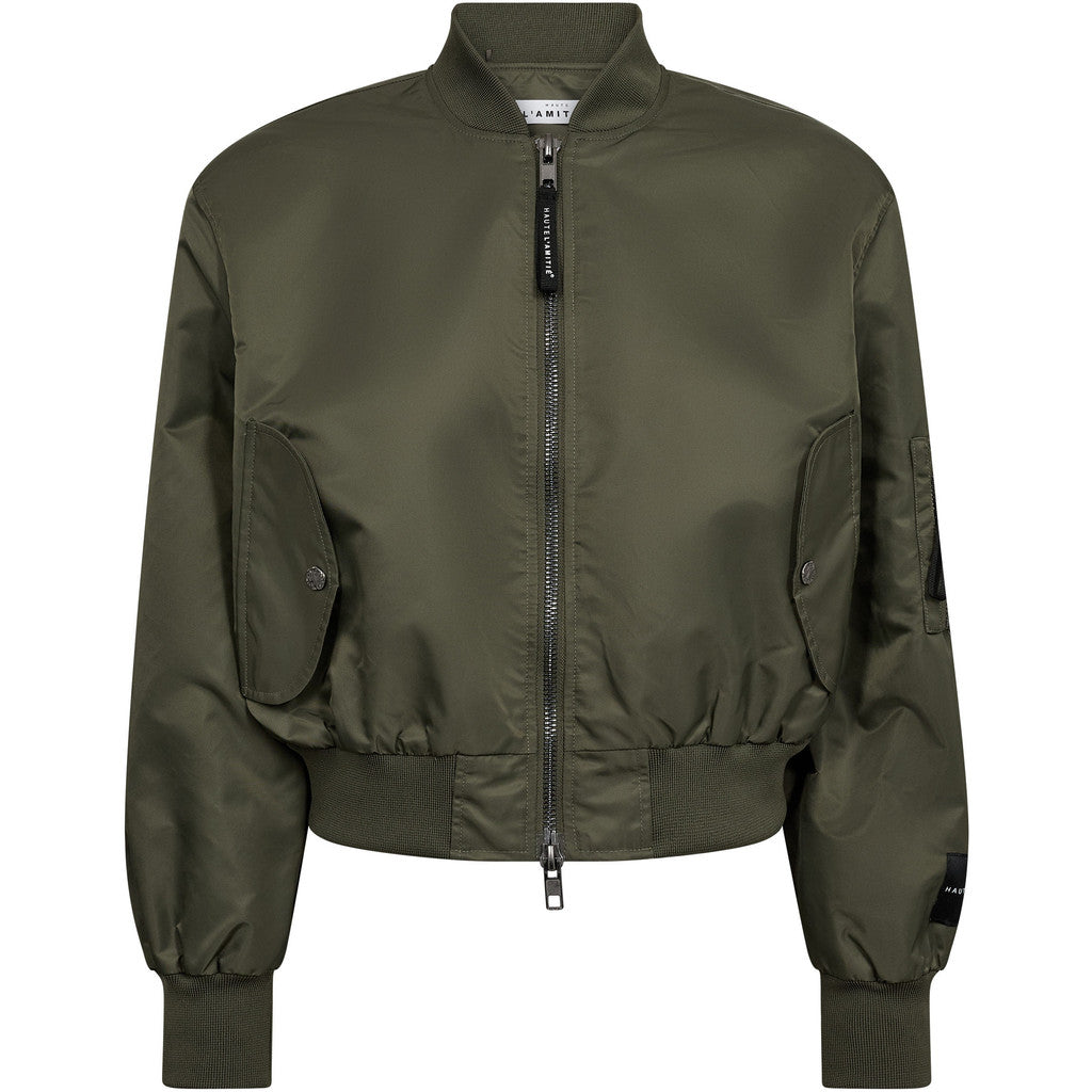 Haute L´amitié Jakke - Sally Crop Bomber Jakke i Army