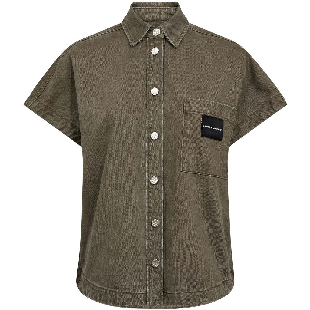 Haute L´amitié Skjorte - Enigma NS Logo Skjorte i Mud