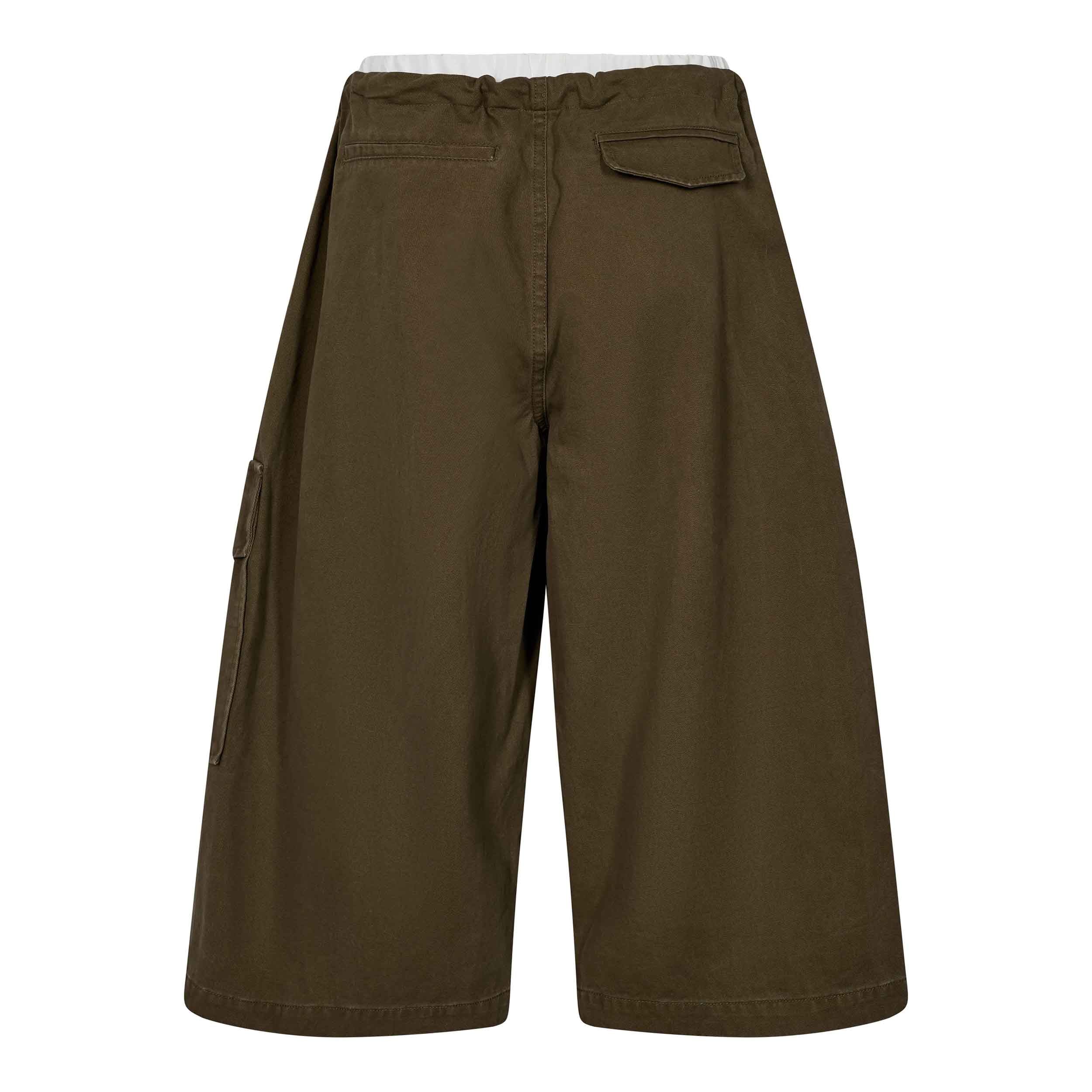 Haute L´amitié Shorts - Pull On Cargo Bermuda Shorts i Army