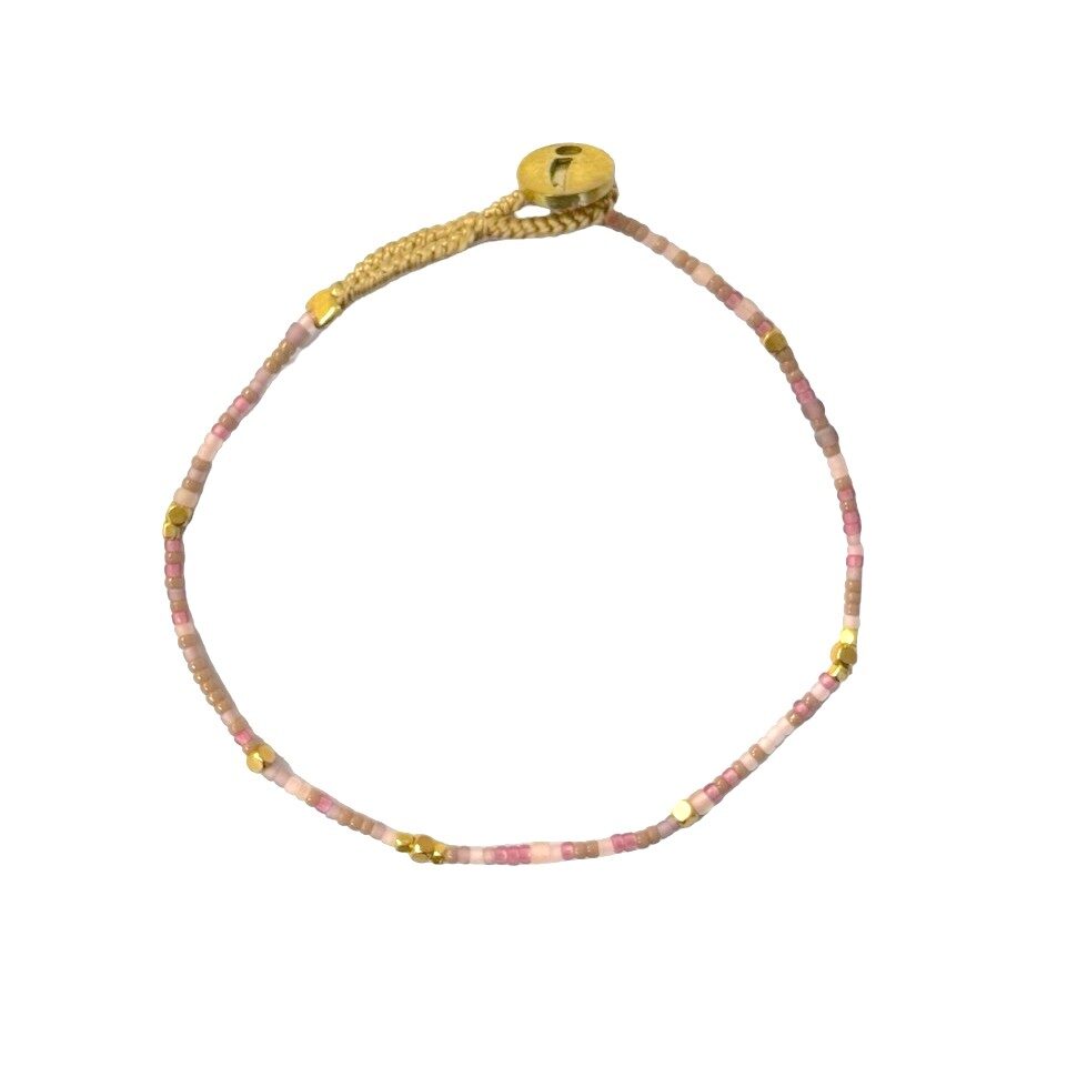 IBU Jewels Armbånd - HO MIX03 Lulu Raindrop Armbånd i Mix Pink