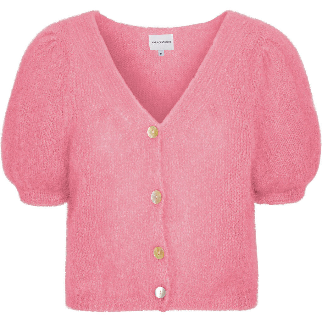 Americandreams Strik - Harper Cardigan i Pink