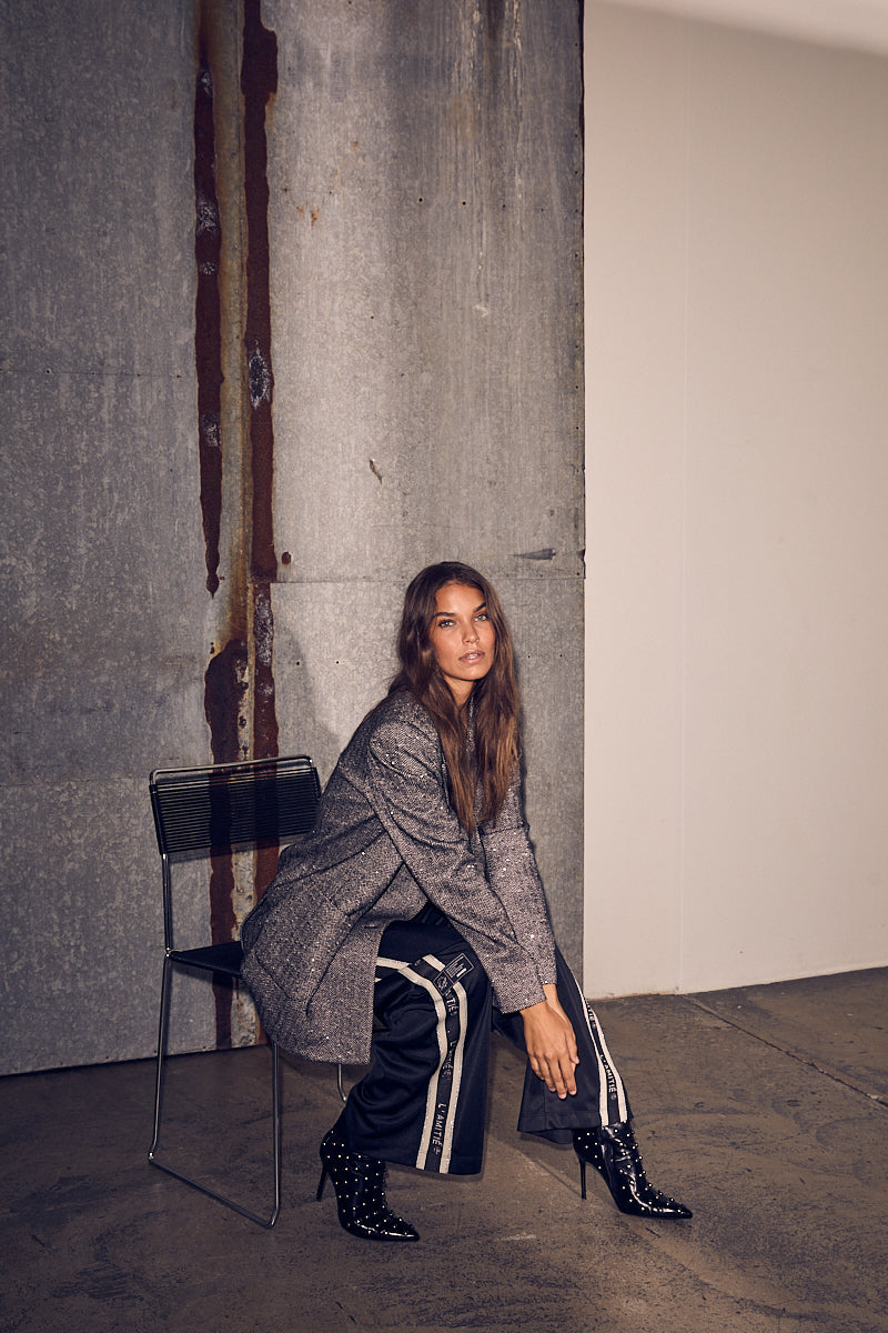 Haute L´amitié Blazer - Herring Sequins Blazer i Sort