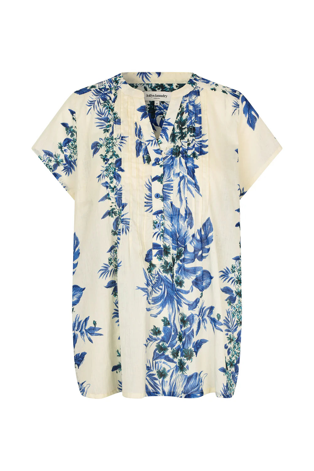 Lollys Laundry Top - HeatherLL SS Top i Blå