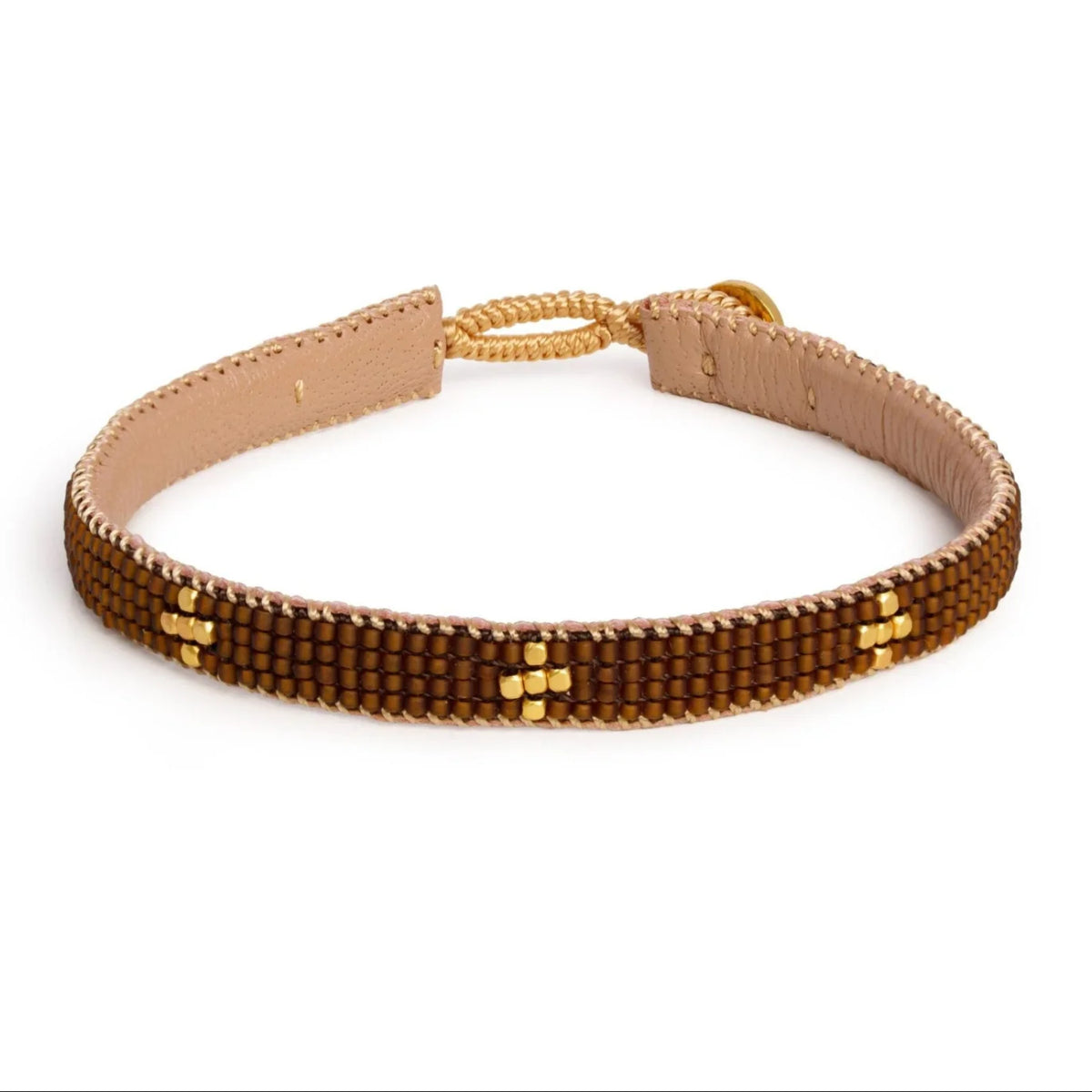 IBU Jewels Armbånd - IB06 Little Star Armbånd i Mørkebrun