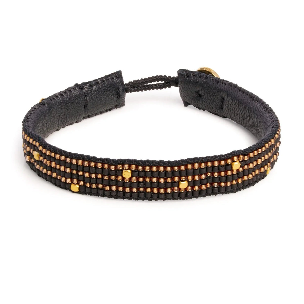 IBU Jewels Armbånd - IC02 The Bar Armbånd i Onyx Sort