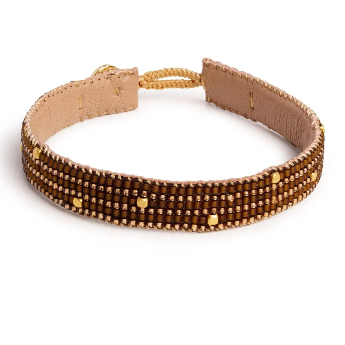 IBU Jewels Armbånd - IC05 The Bar Armbånd i Brun