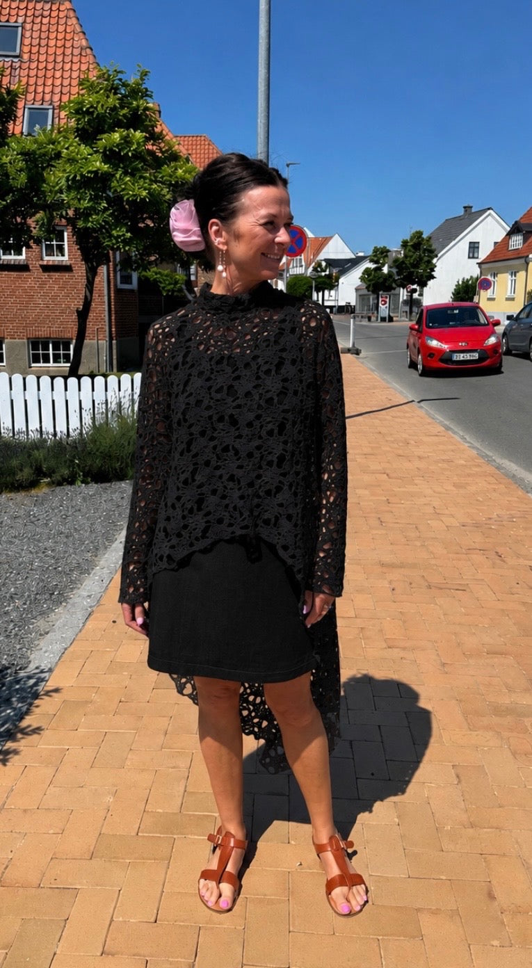Tim & Simonsen Tunika - Fresa Lace Tunic i Sort