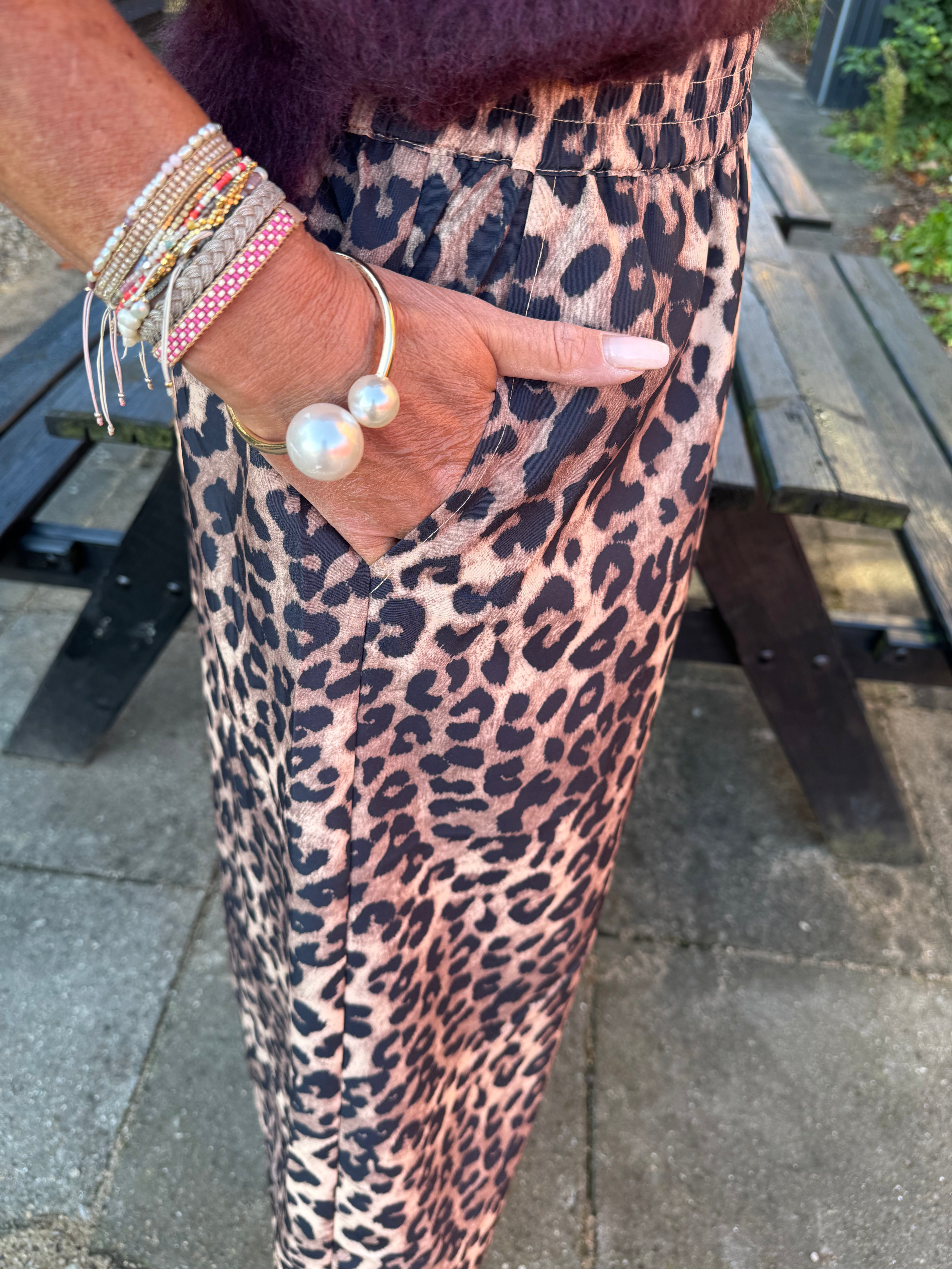 Coster Copenhagen Nederdel - CC Heart Elise Lang Nederdel i Leopard Print
