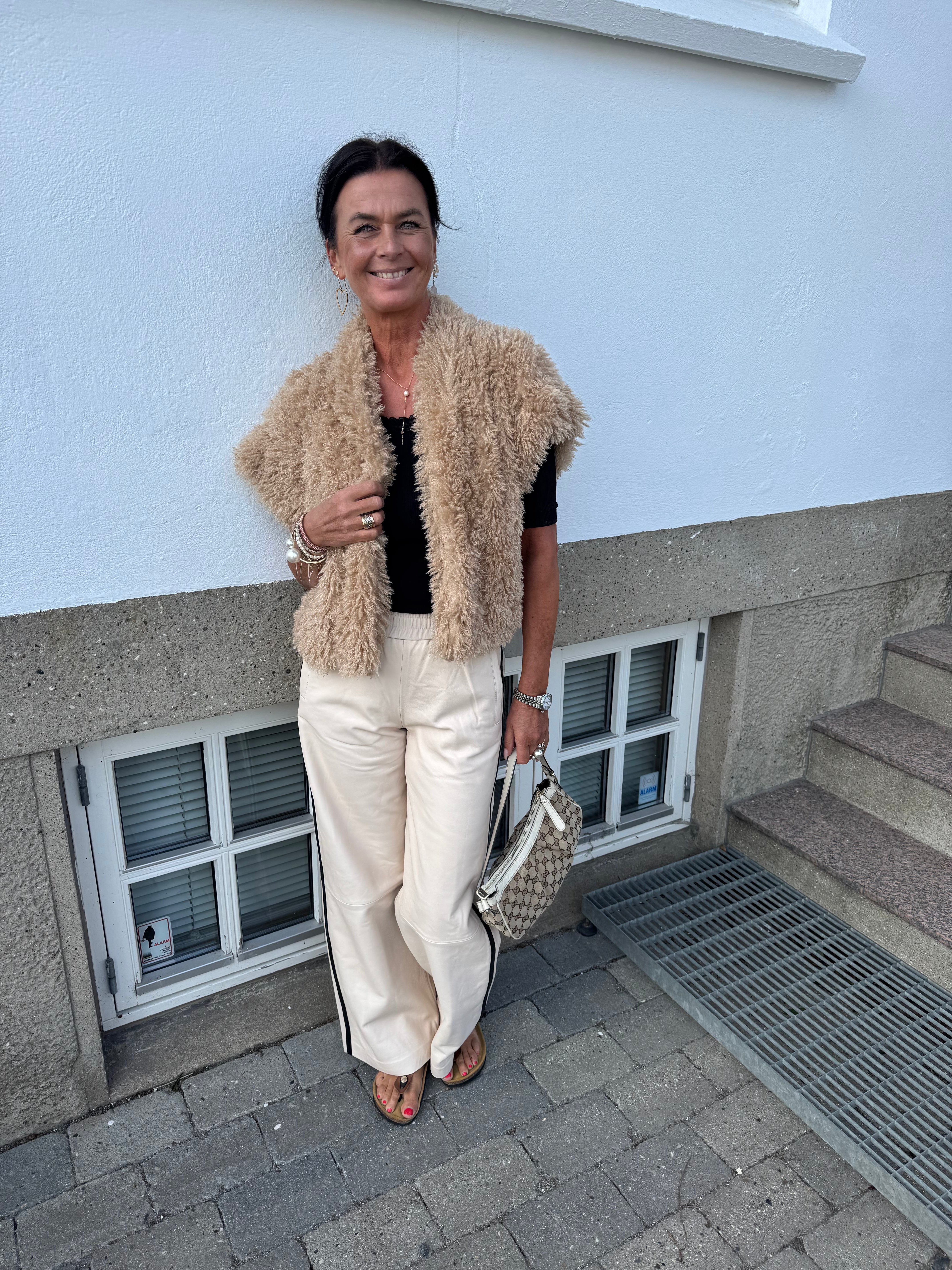 Gossia Bukser - VenturaGO Skind Bukser i Champagne