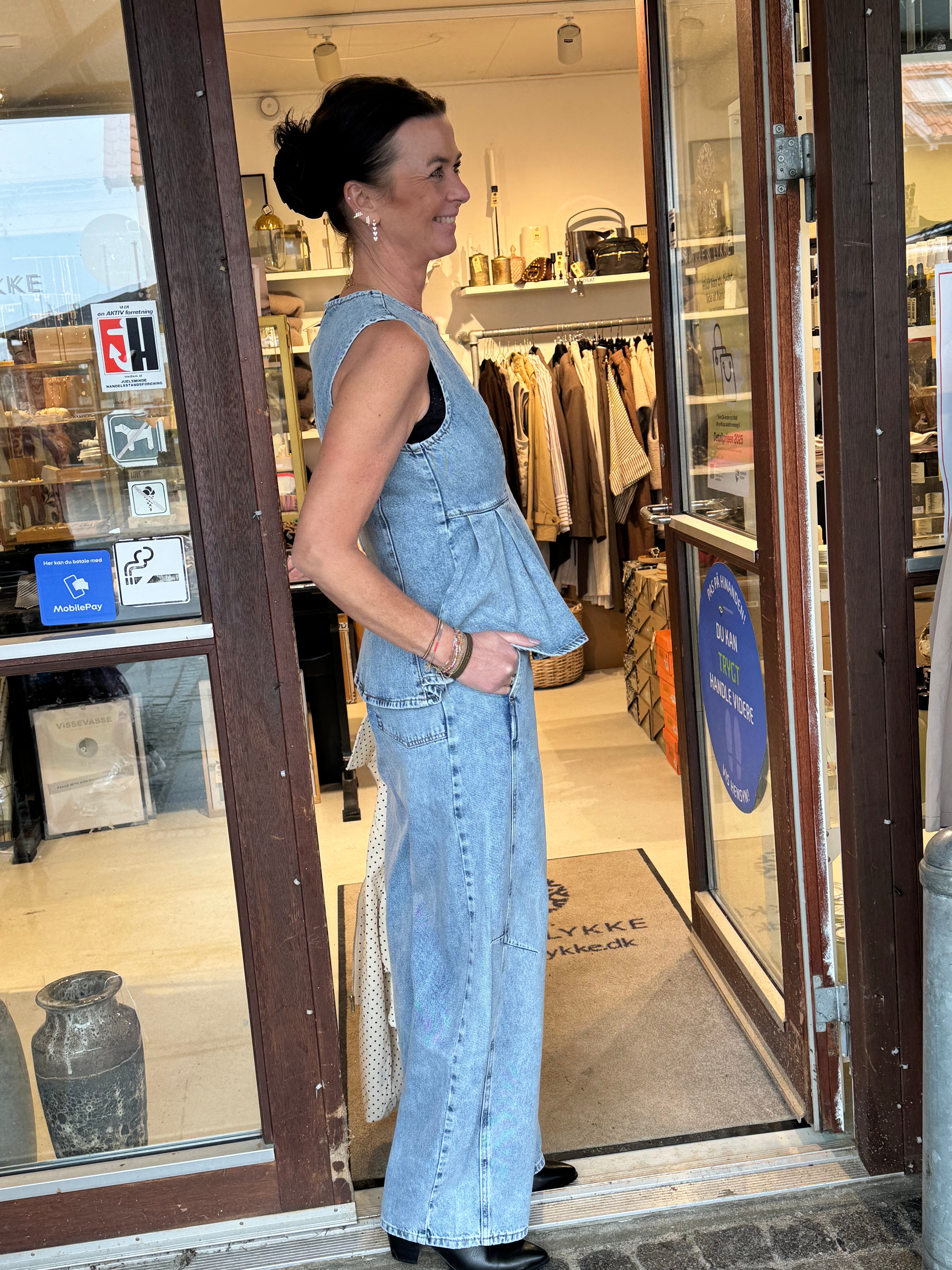 Co´Couture Vest - PancyCC Denim Top