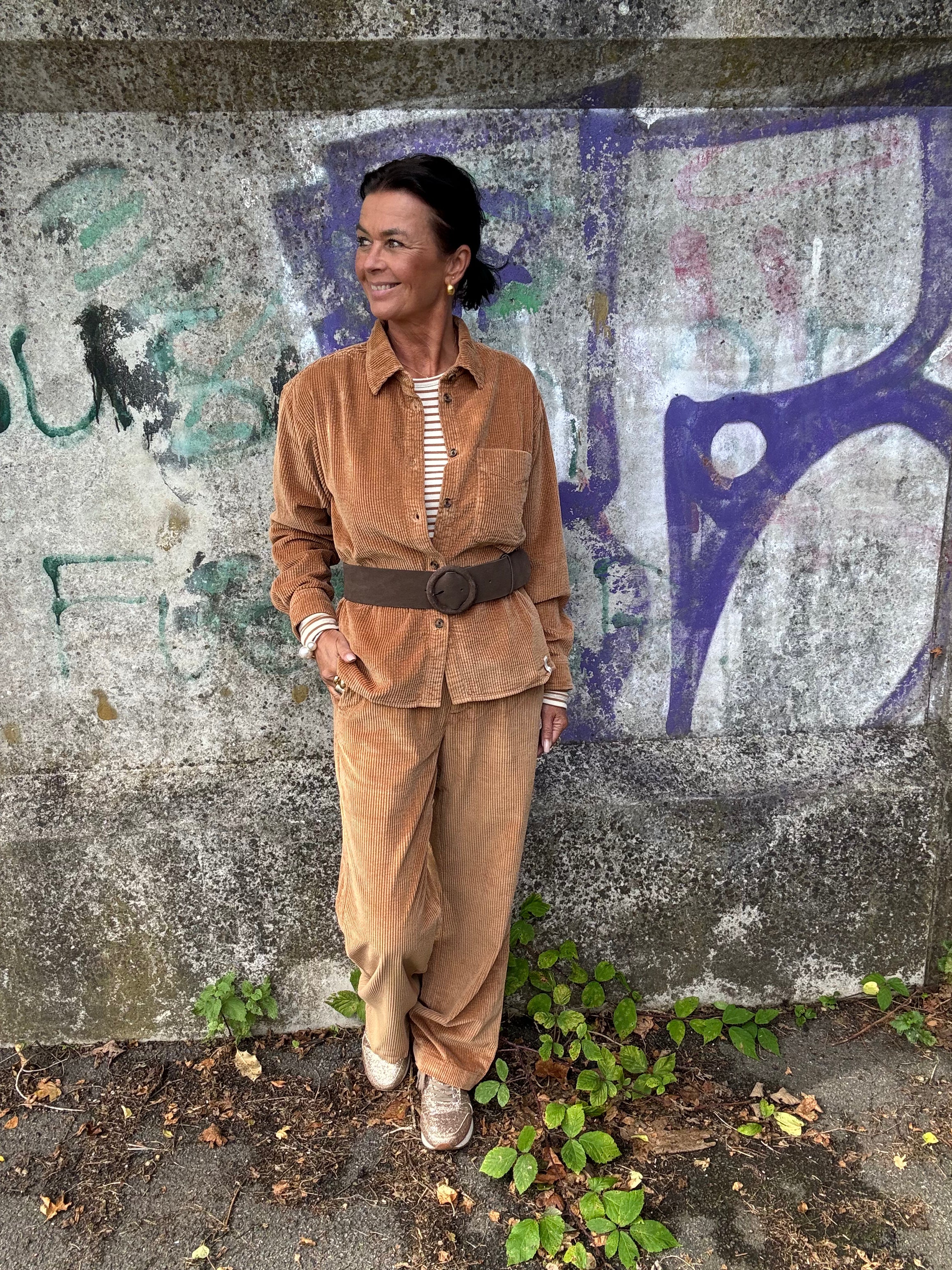 ESMÉ STUDIOS Skjorte - ESMaxia Boxy Skjorte i Chipmunk