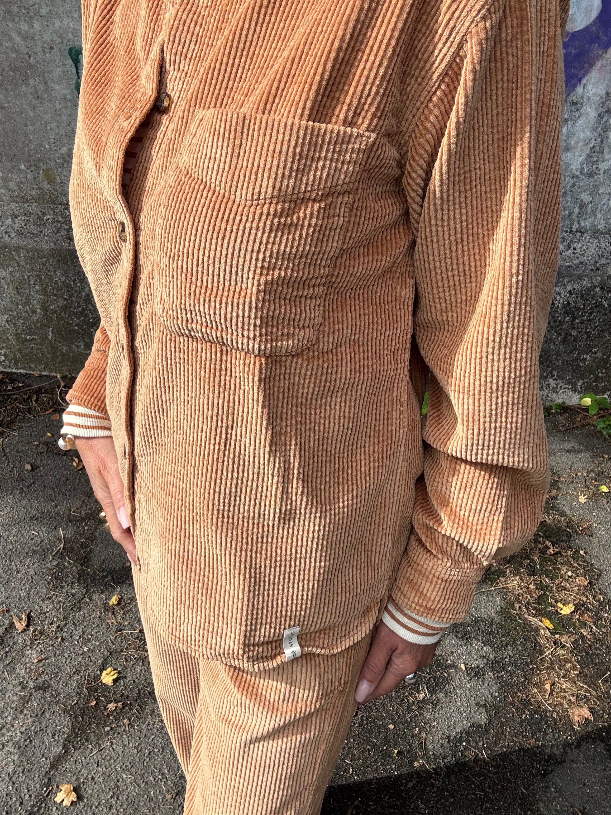 ESMÉ STUDIOS Skjorte - ESMaxia Boxy Skjorte i Chipmunk