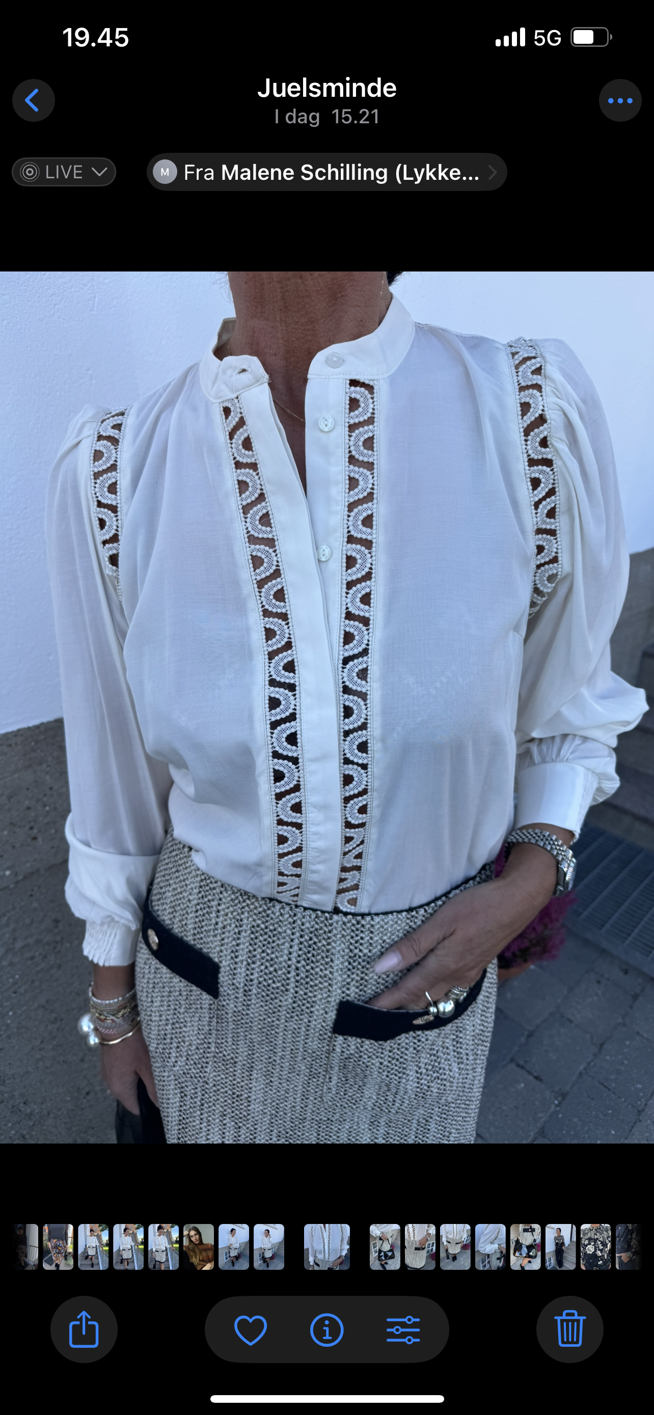 Co´Couture Skjorte - AilaCC Lace Skjorte i Off White