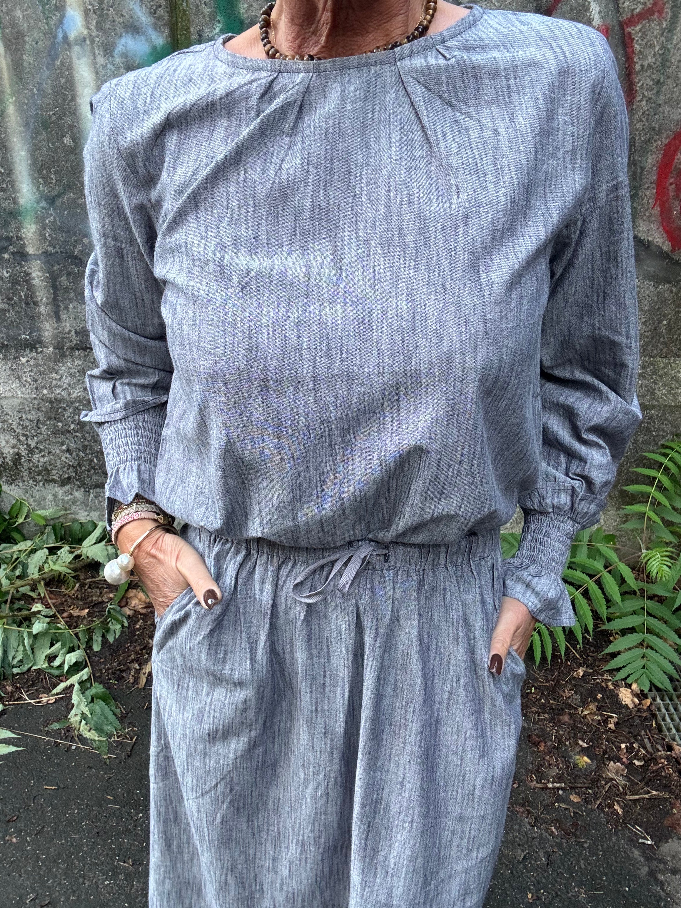 ESMÉ STUDIOS Bluse - ESSolari Bluse i Blue Night