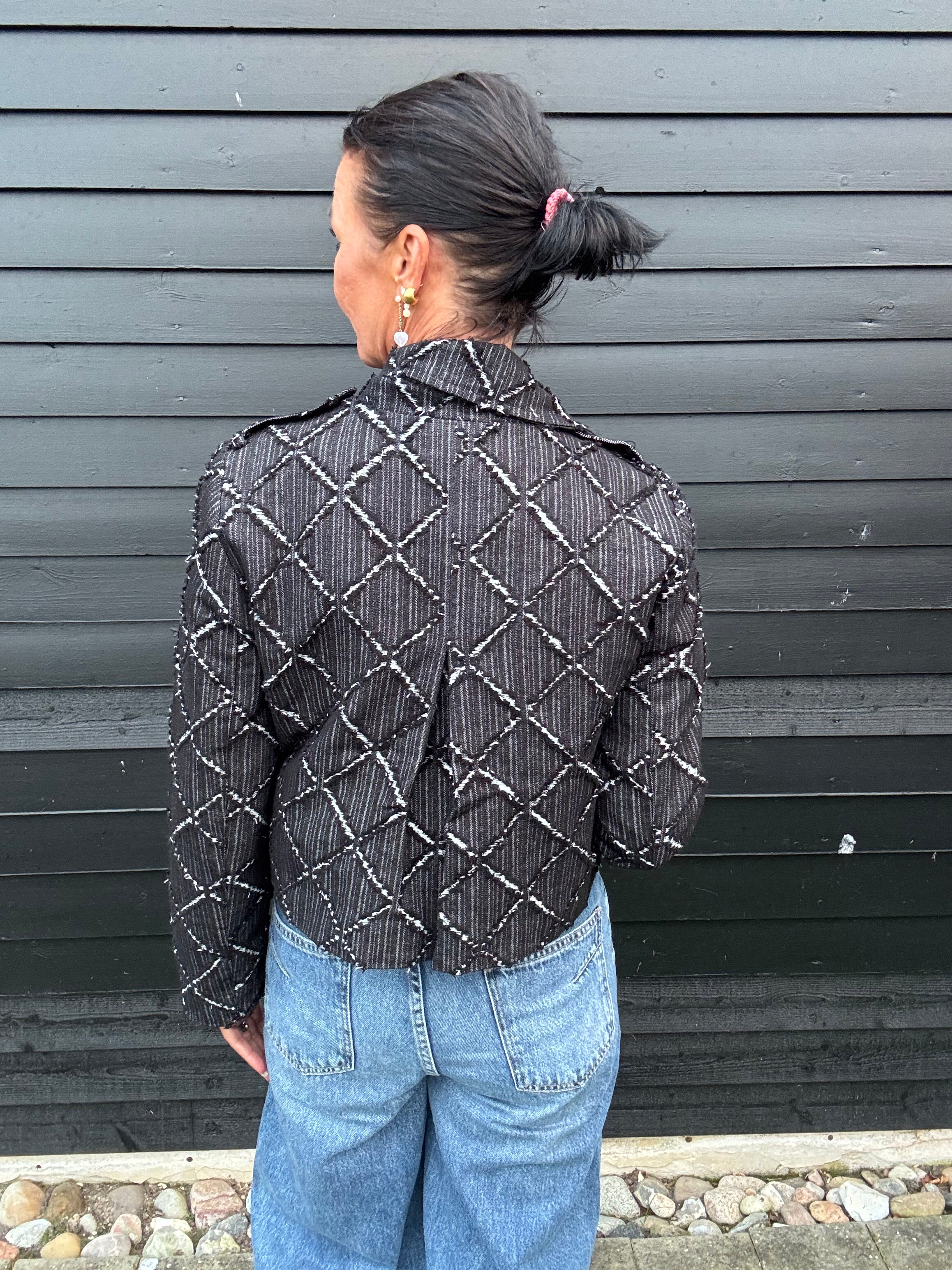 Gossia Jakke - AngelieGO Jakke sort/offwhite