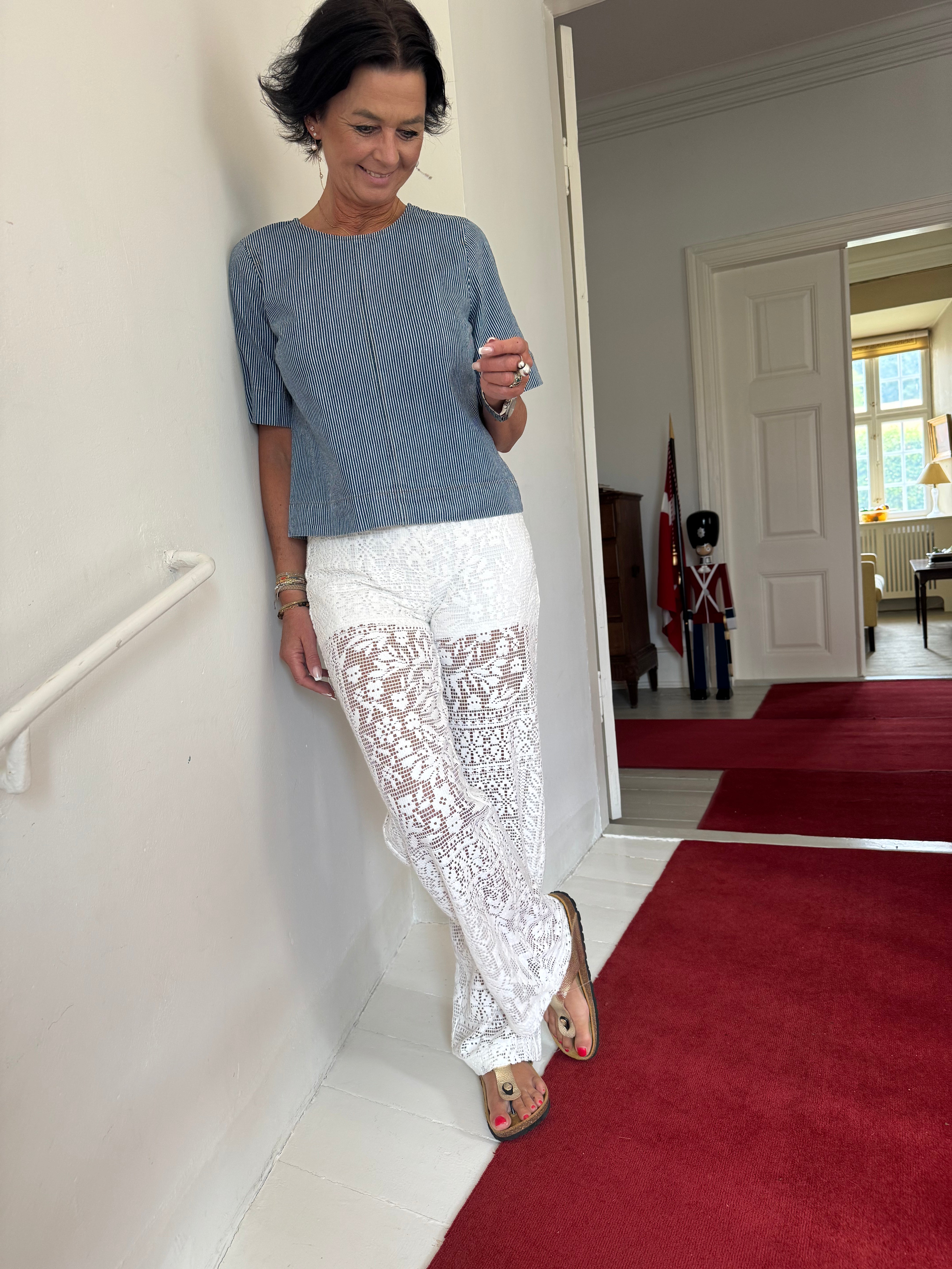 Nümph Bluse - NuErina Denim Bluse i Medium Blue Denim
