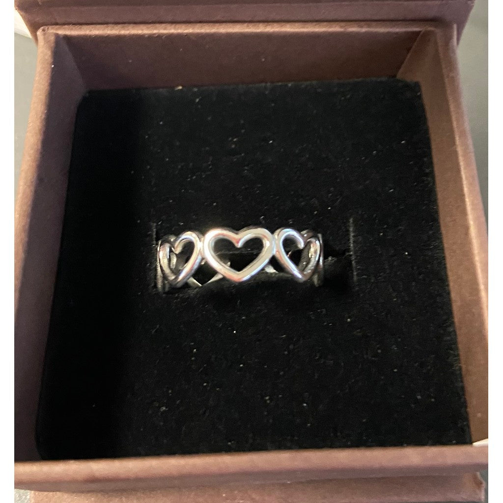 Tim & Simonsen Fingerring - TSJ410 Heart Ring i Sølv