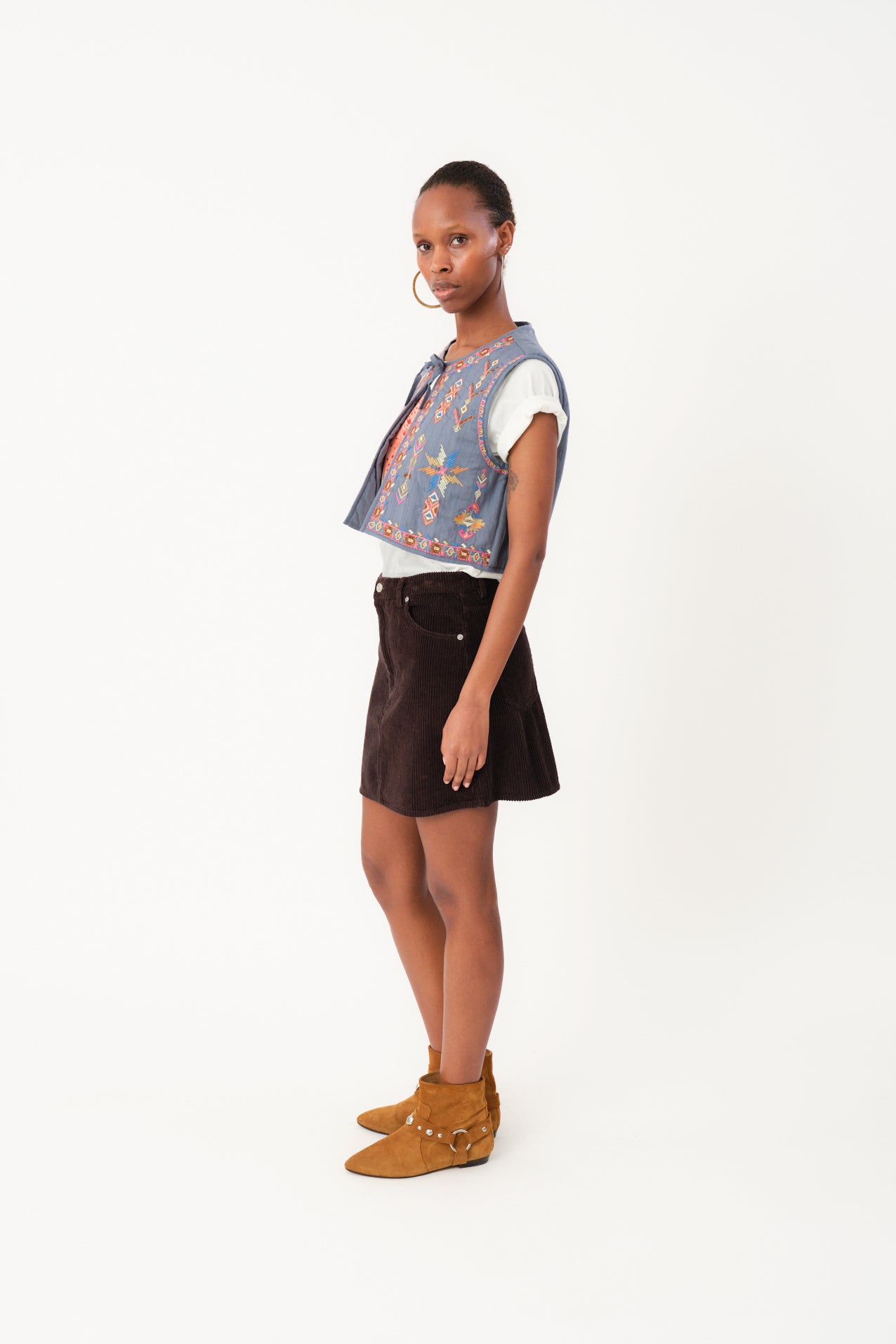 Lollys Laundry Vest - IlsaLL Vest i Dusty Blue