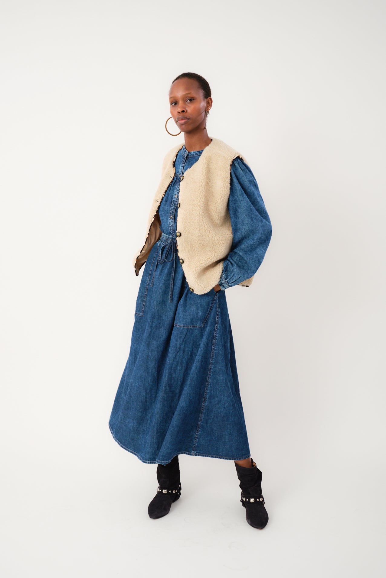 Lollys Laundry Vest - JaceLL Vest i Beige