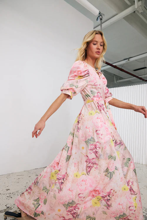 CRÁS Kjole - Kaylacras Maxi Kjole i Floral Garden