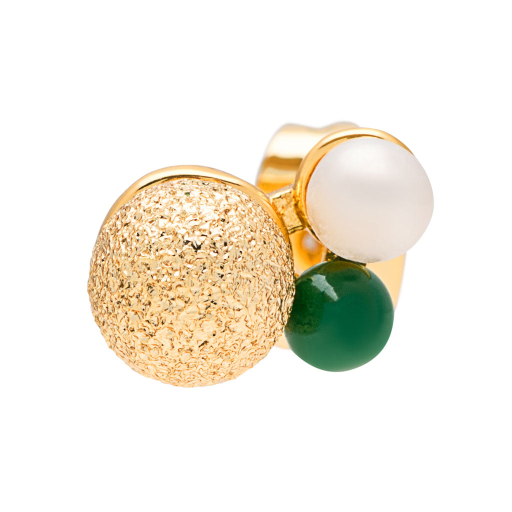 LULU Copenhagen Ørering - Bouquet The Favorite  Ørering i Guld