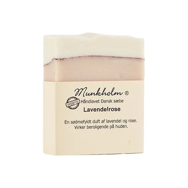 Munkholm Sæbe - Sæbebar Lavendelrose