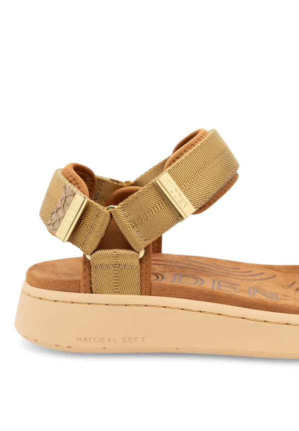 Woden Sandal - Line Sandal i Khaki