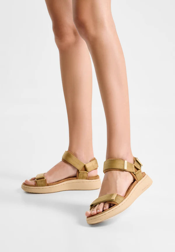 Woden Sandal - Line Sandal i Khaki