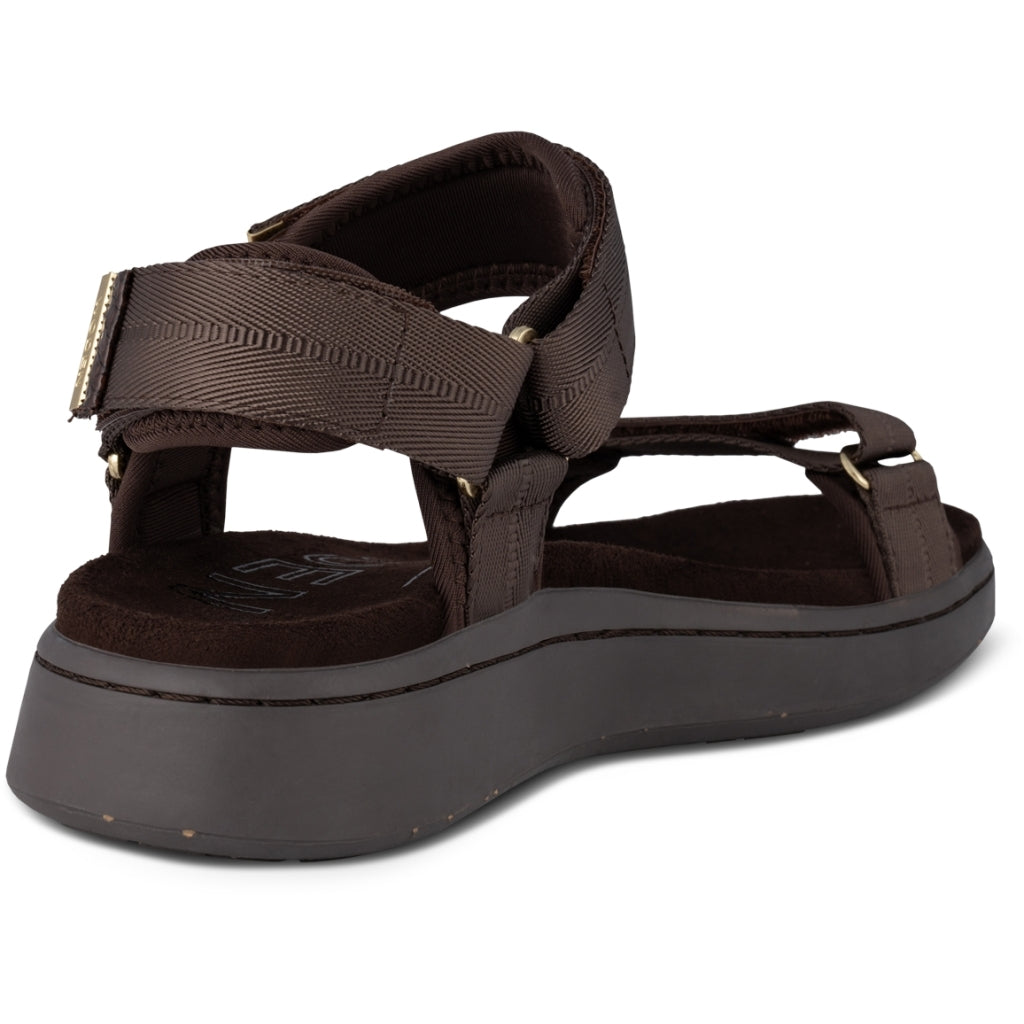 Woden Sandal - Line Sandal i Chocolate