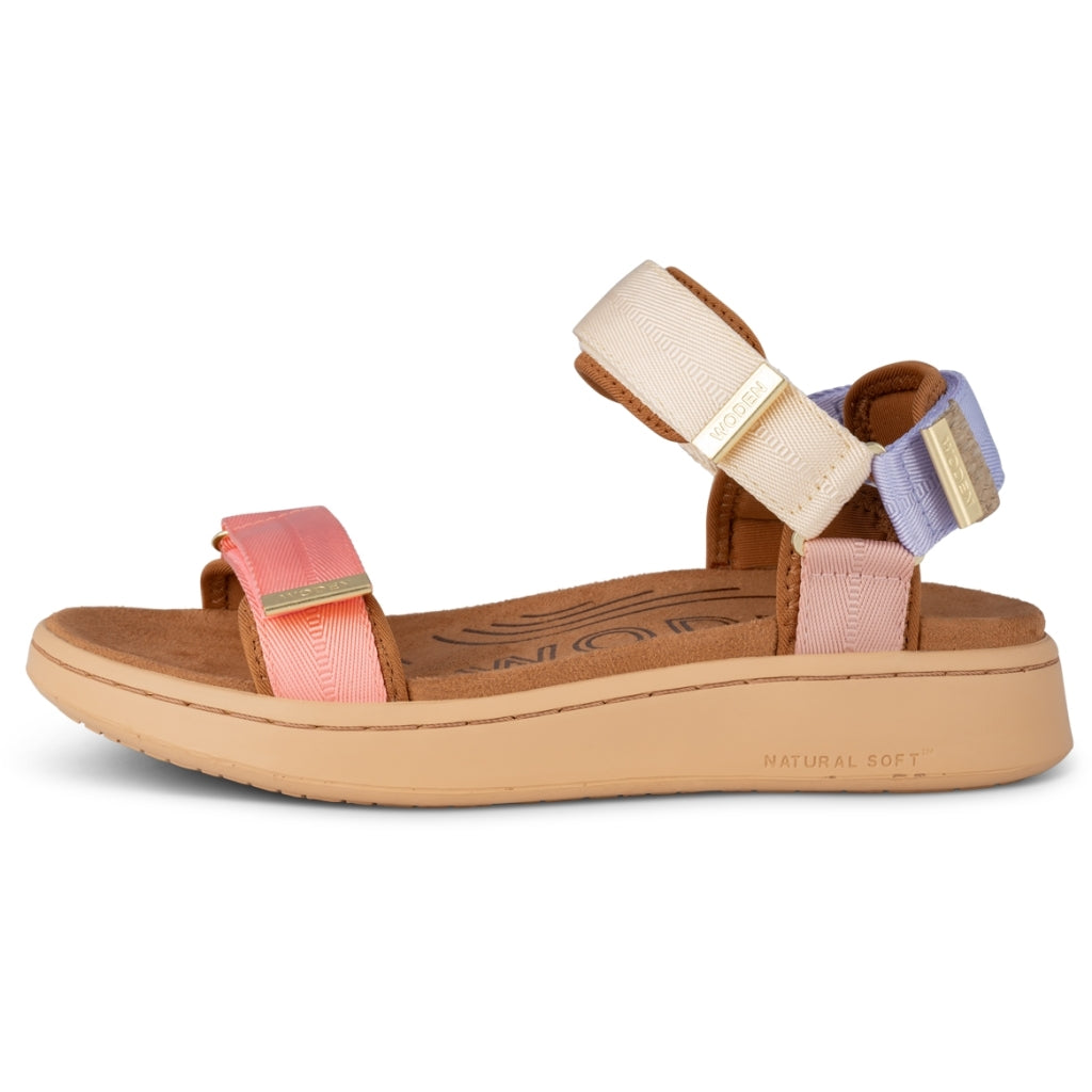 Woden Sandal - Line Sandal i Butter Multi