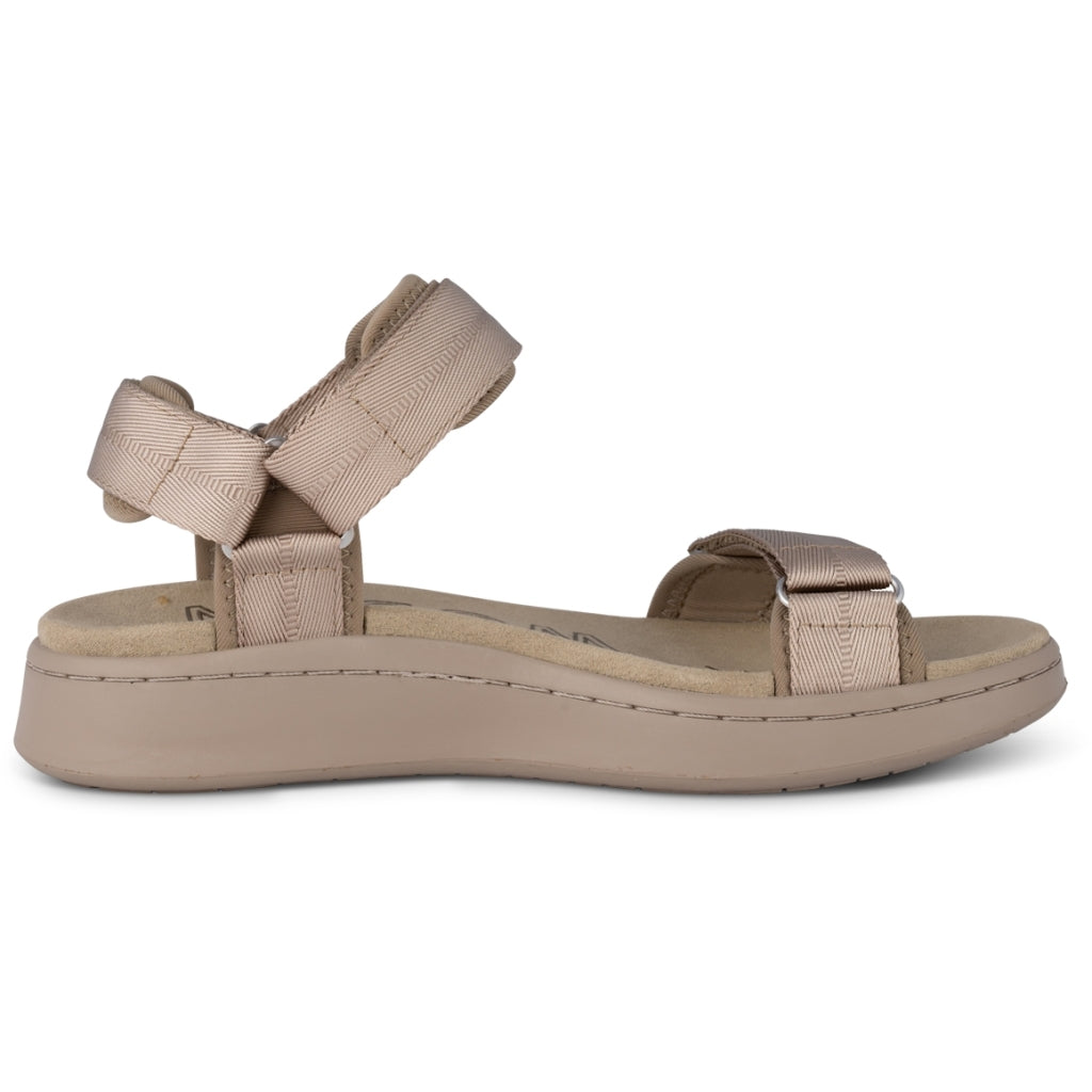 Woden Sandal - Line Sandal i Silver Mink