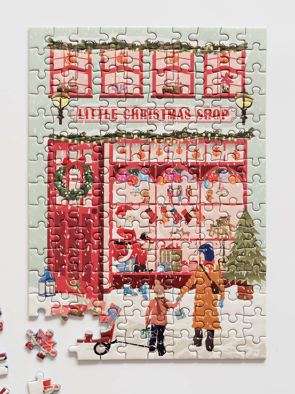 Visse Vasse Puslespil - Little Christmas Shop Puslespil 150 Brikker
